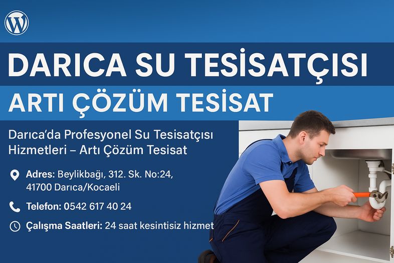 Darıca’da Profesyonel Su Tesisatçısı Hizmetleri